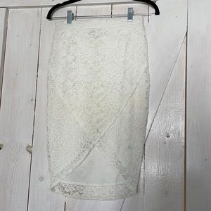 White Lace Skirt